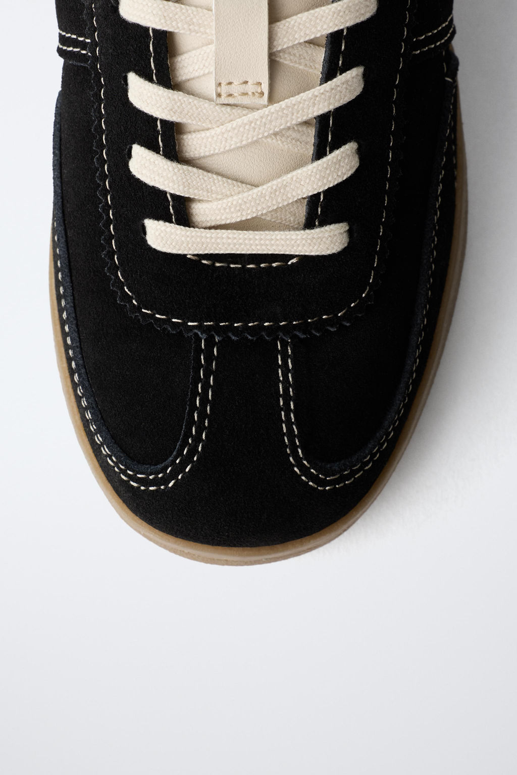 SNEAKERS WITH FAUX SHEARLING DETAIL - Zara фото 4