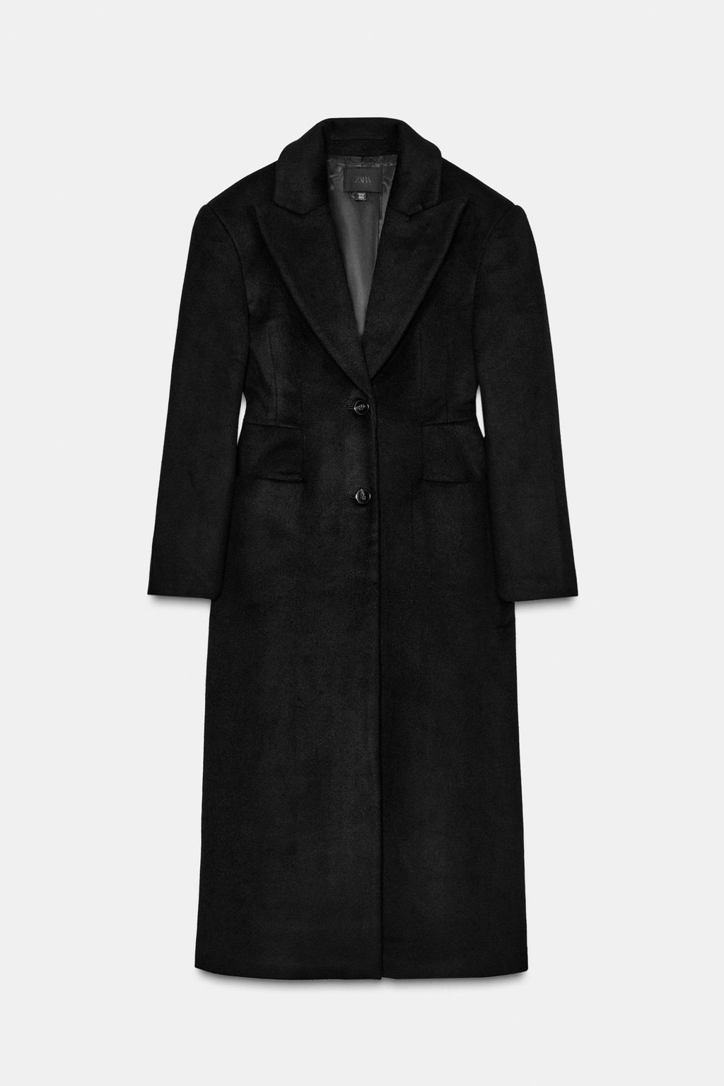 EXTRA-LONG WOOL BLEND COAT - Zara фото 3
