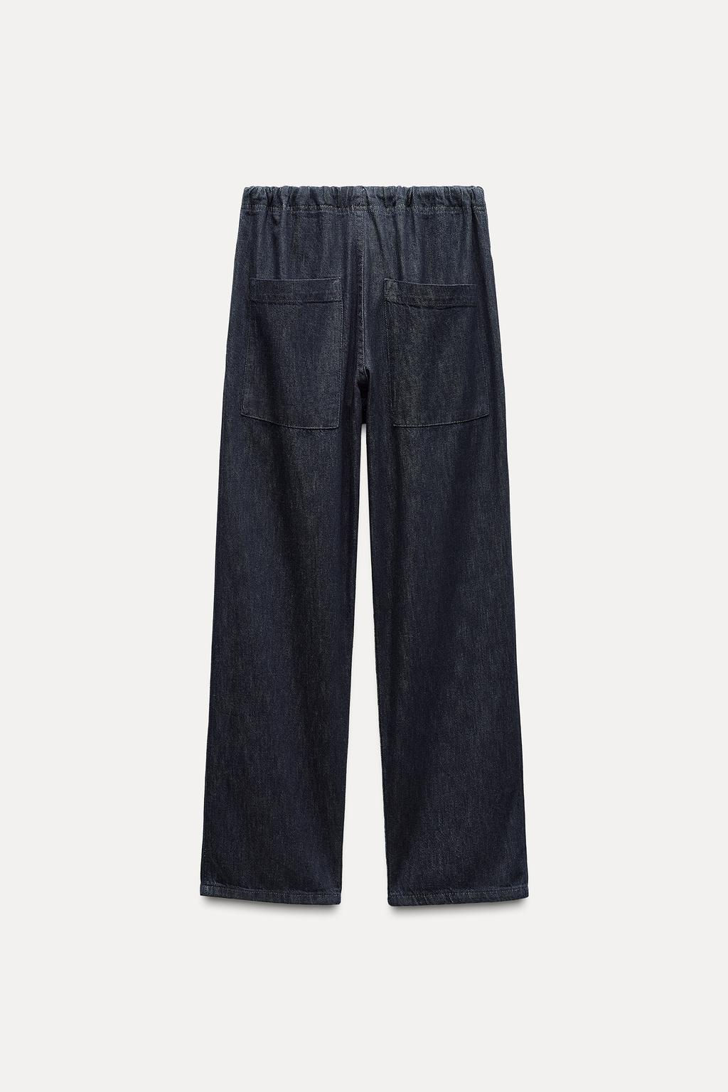 ZW COLLECTION STRAIGHT-LEG MID-RISE JEANS - Zara фото 8