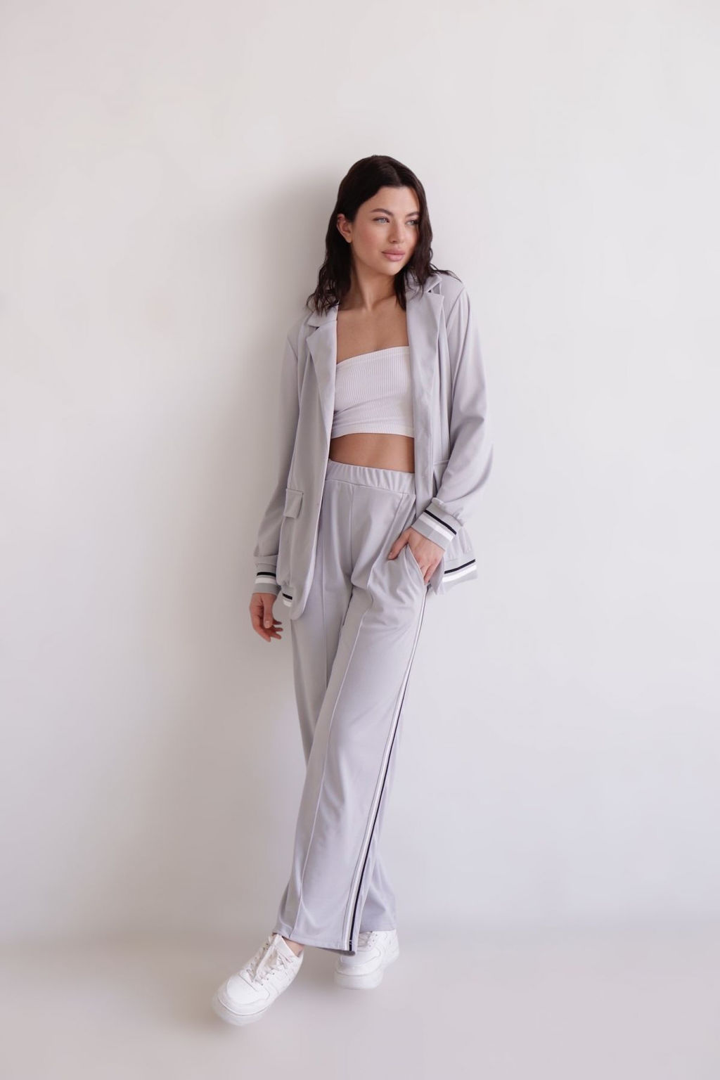 Martichelli Костюм брючный серый фото 2