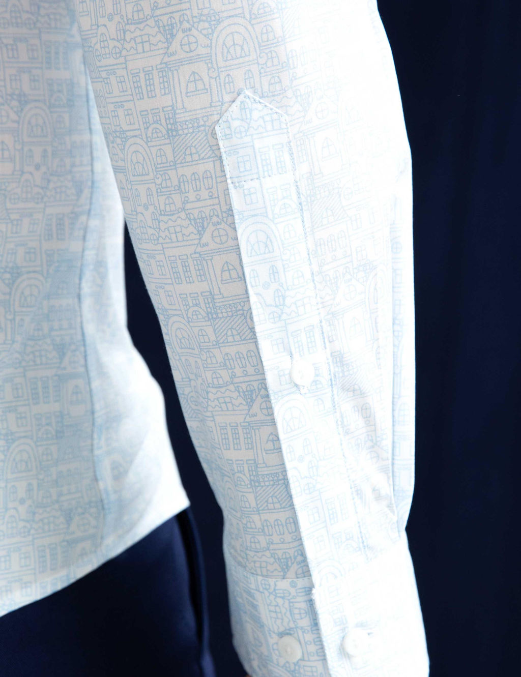 Beyaz Slim Fit Uzun Kollu G_mlek