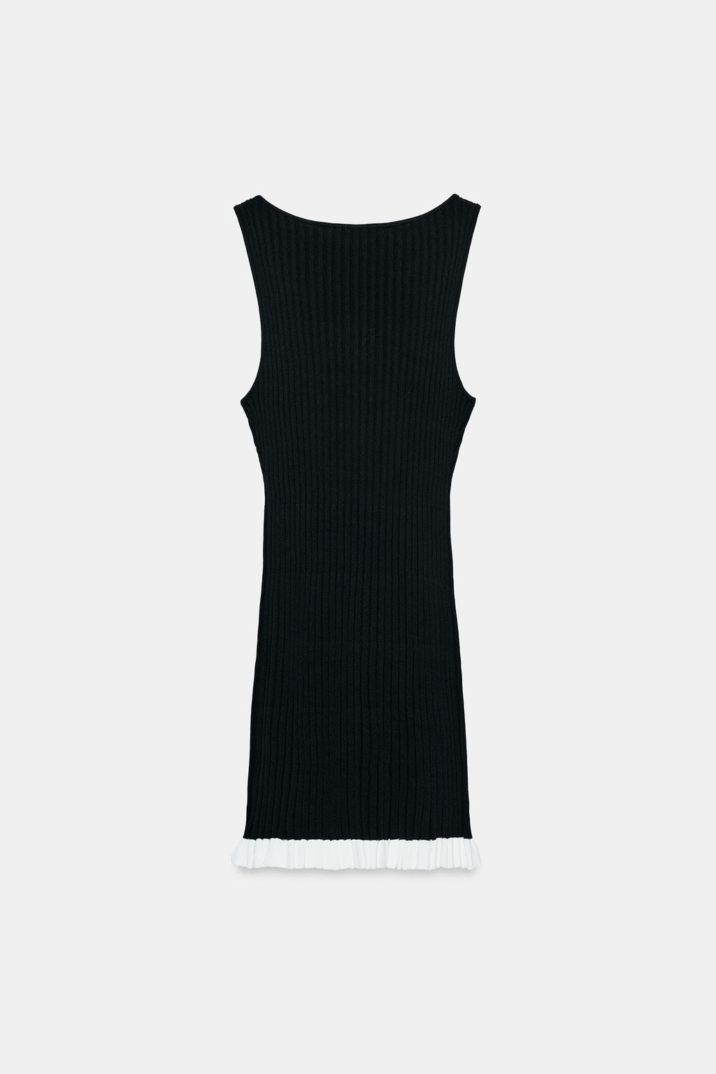 VESTIDO CORTO PUNTO CANAL? / Negro - Zara фото 4