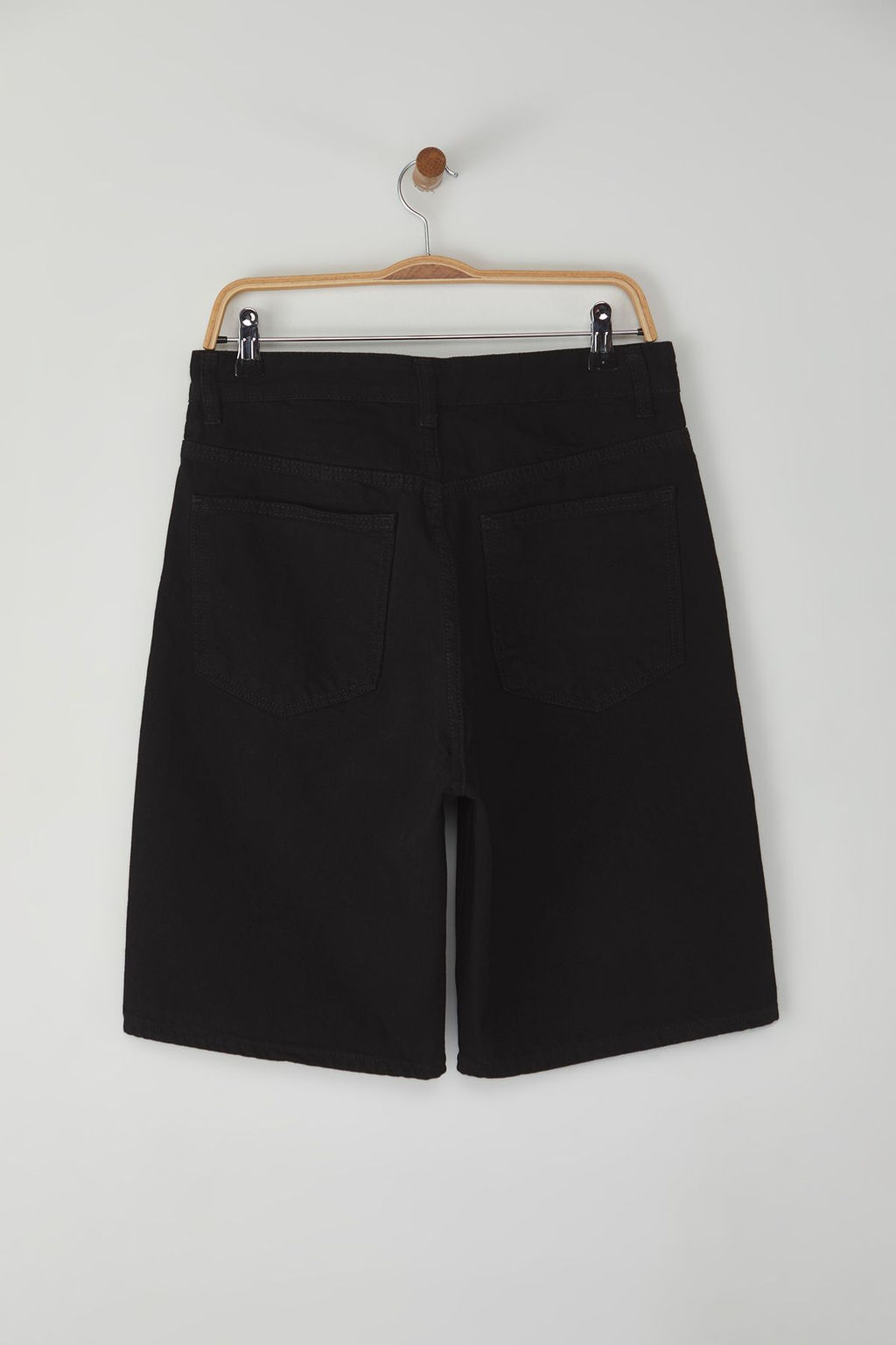 TRENDYOL MAN Siyah Baggy Destroylu Kot Sort & Bermuda TMNSS25SR00037 - Trendyolmilla фото 4