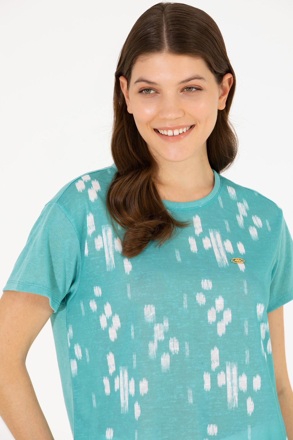 Kad_n Mint Bisiklet Yaka Ti__rt - U.s. polo assn фото 3