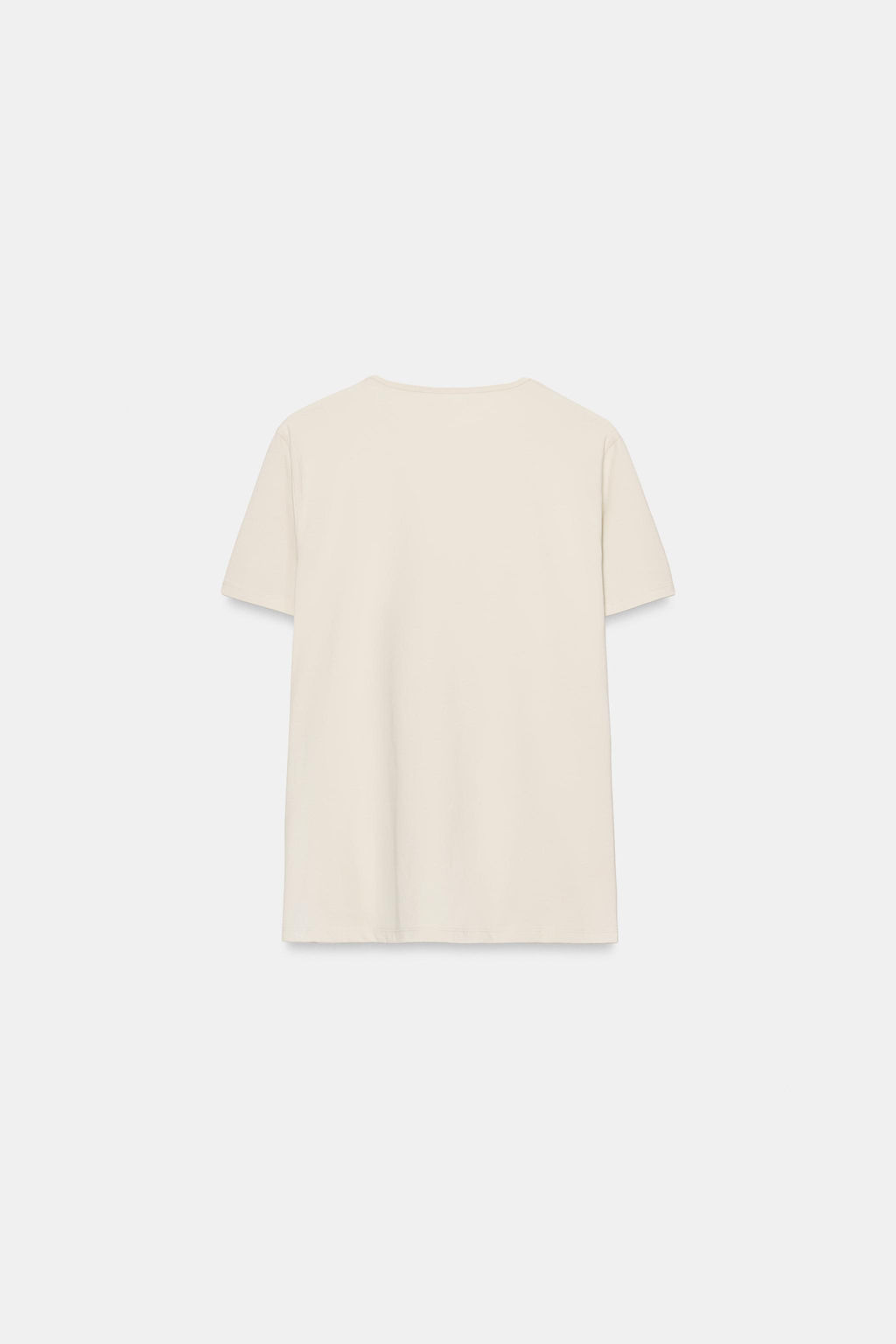 CAMISETA ABERTURA HEBILLA / Beige - Zara фото 7