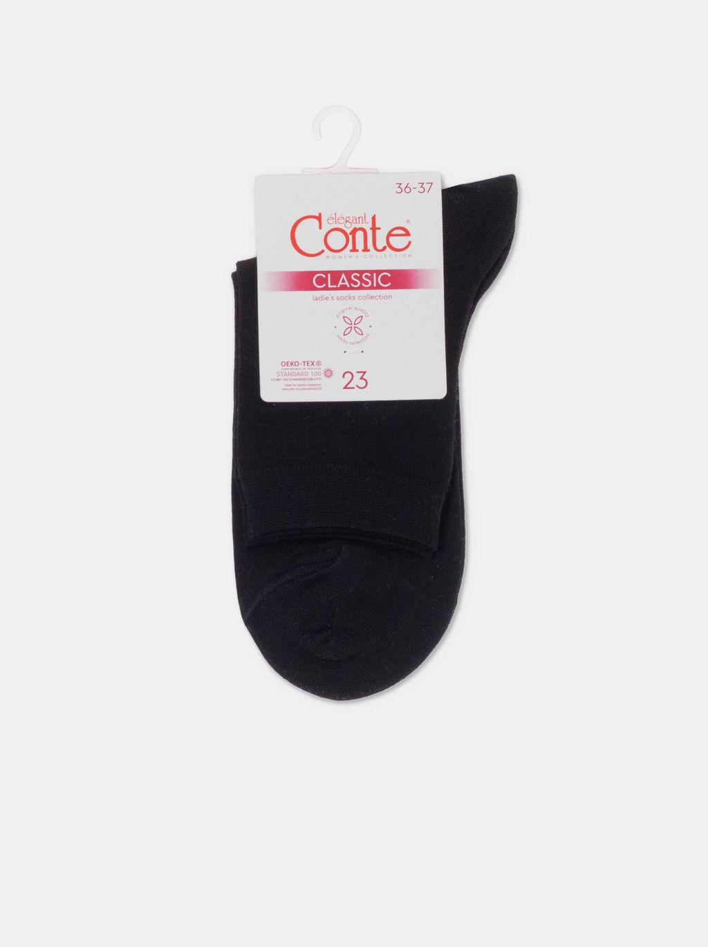 Цена за 2 пары. Носки Классические CONTE CLASSIC черный - Conte elegant фото 12