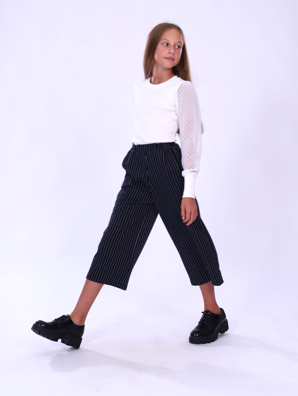 Брюки Лайма синий - Ладошки фото 11