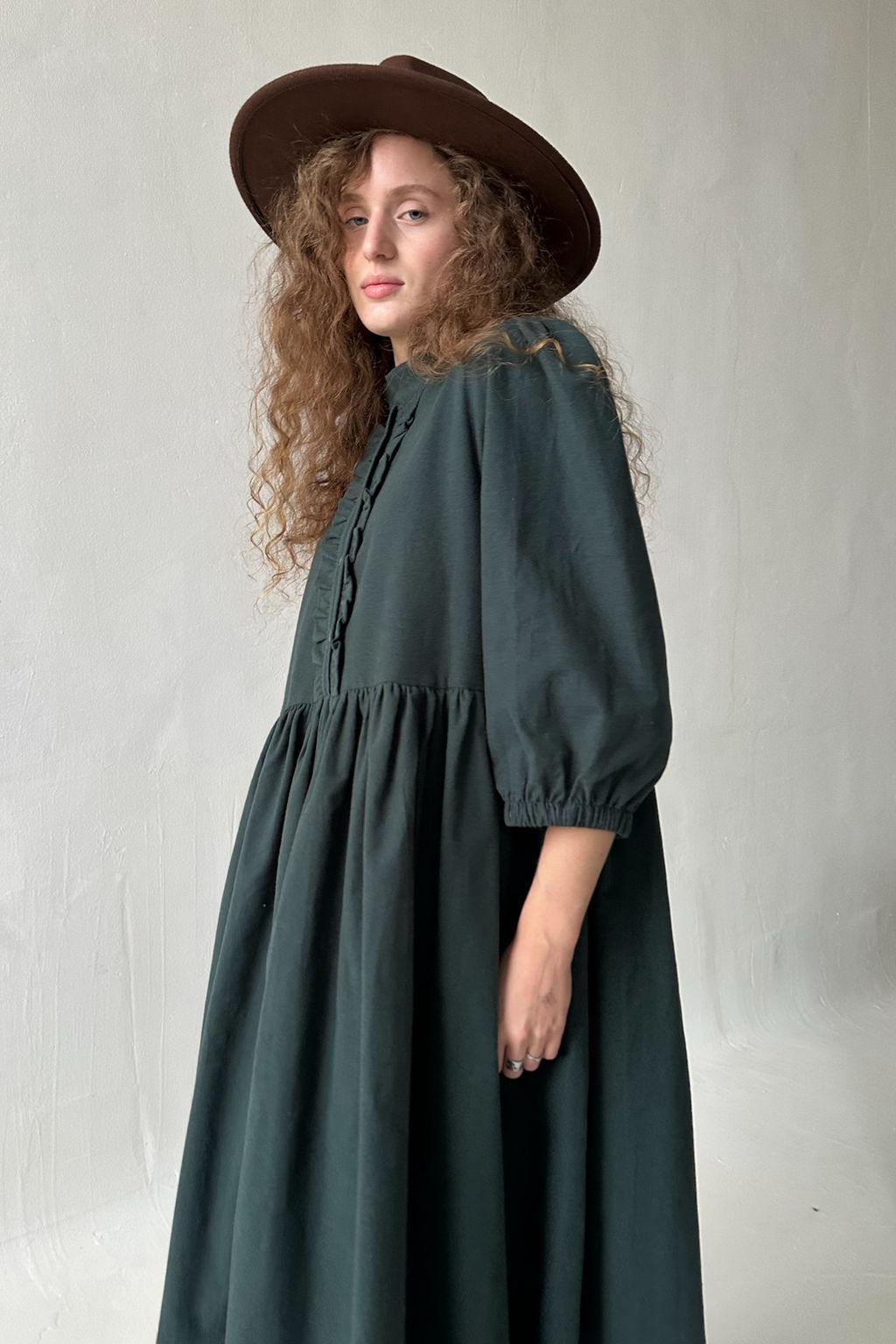 Платье SEPTEMBER104/02/Темно-зеленый