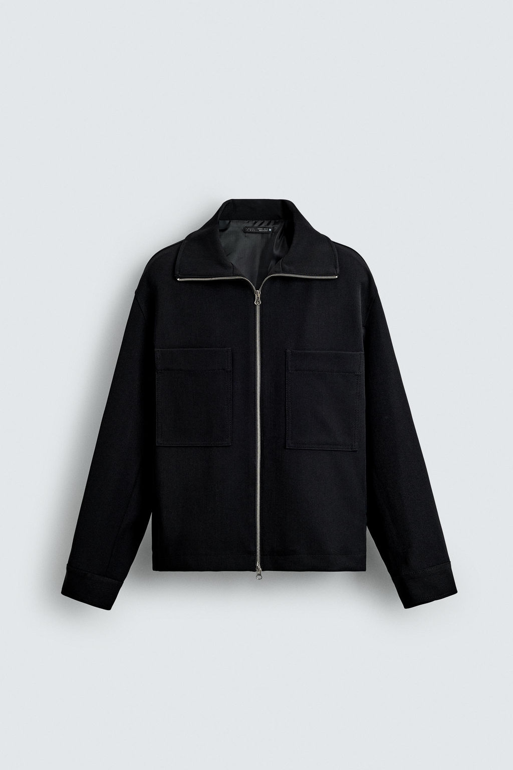 BOXY FIT ZIP-UP OVERSHIRT - Zara фото 8