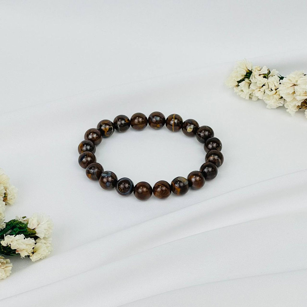 Браслет из древесного Опала 19 см