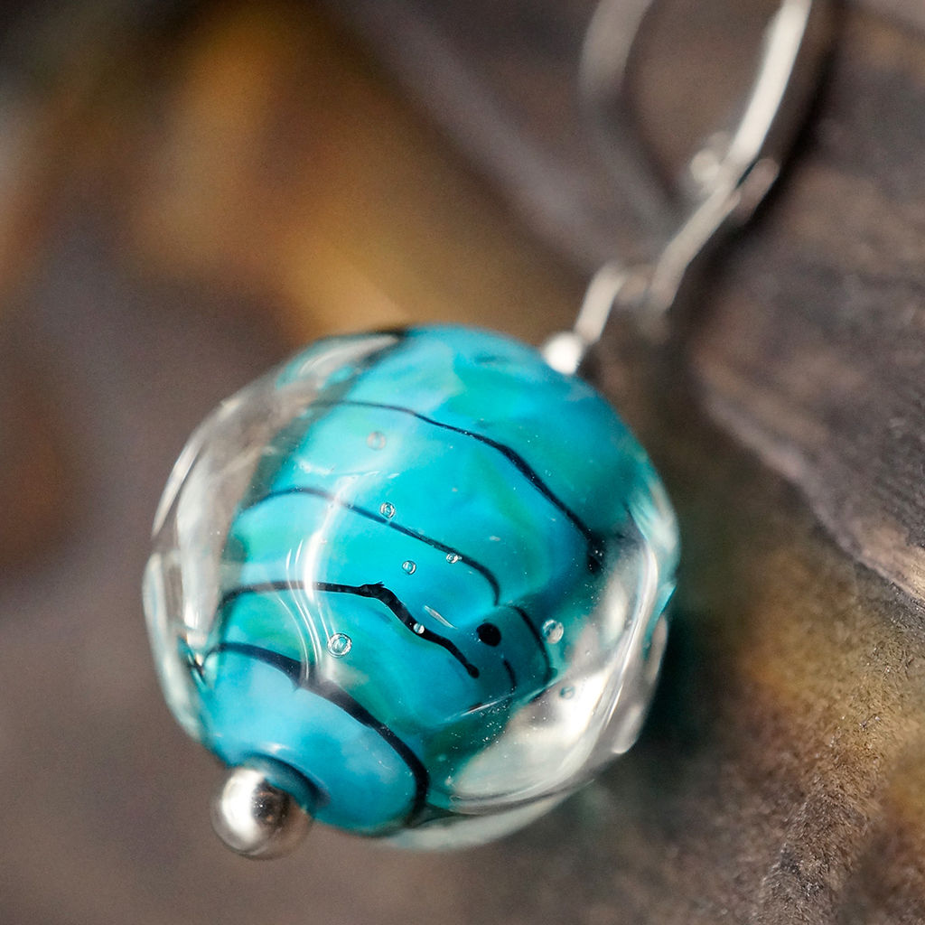 Серьги из муранского стекла MELODY COLOR LS2934 - Vloes фото 5