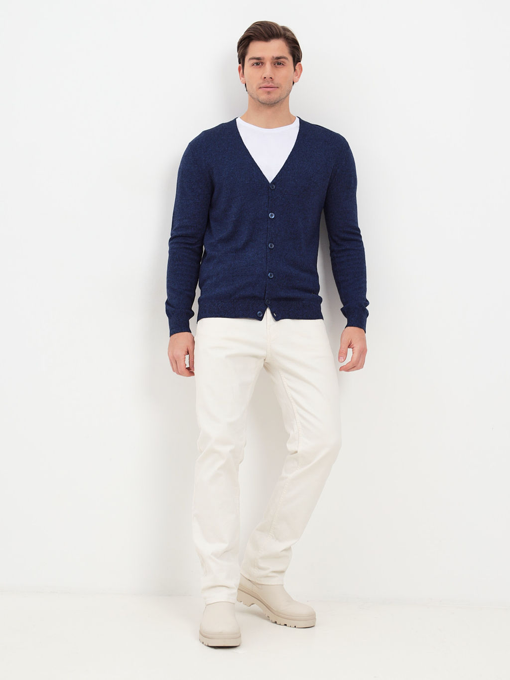 Кардиган мужской GREG G135-DA53 синий/голубой  фото 7