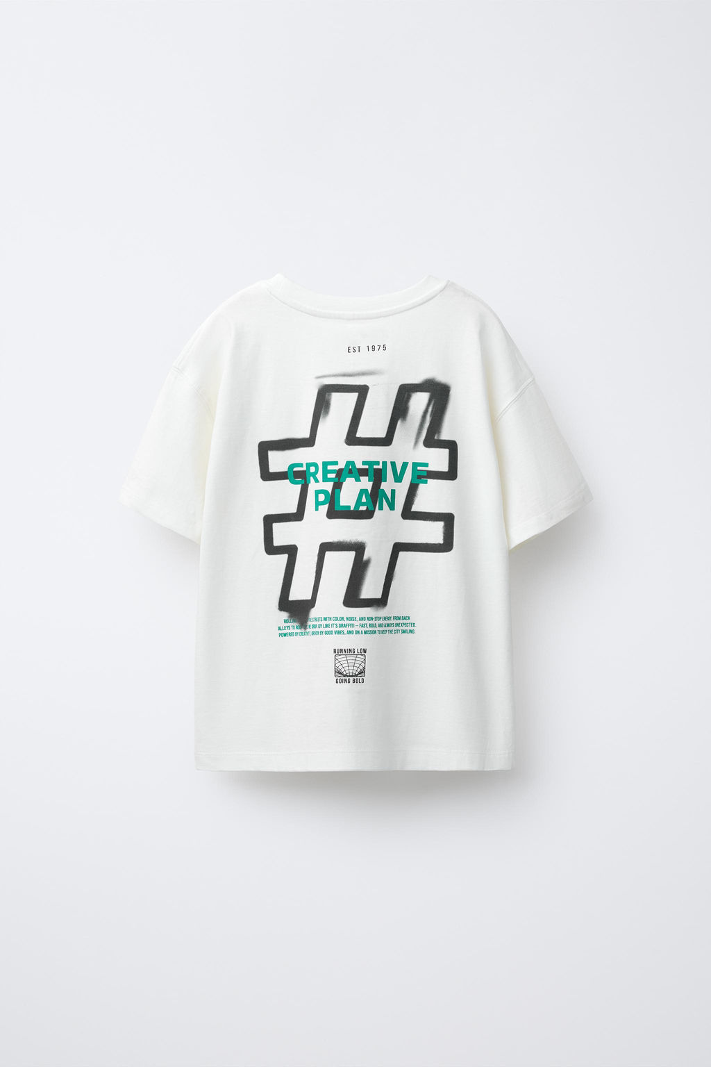 GRAFFITI SLOGAN T-SHIRT