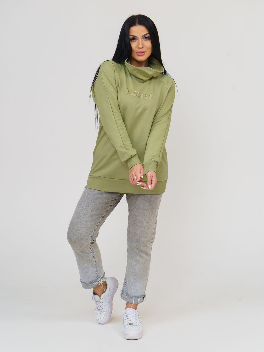 0055 Туника "Олива"