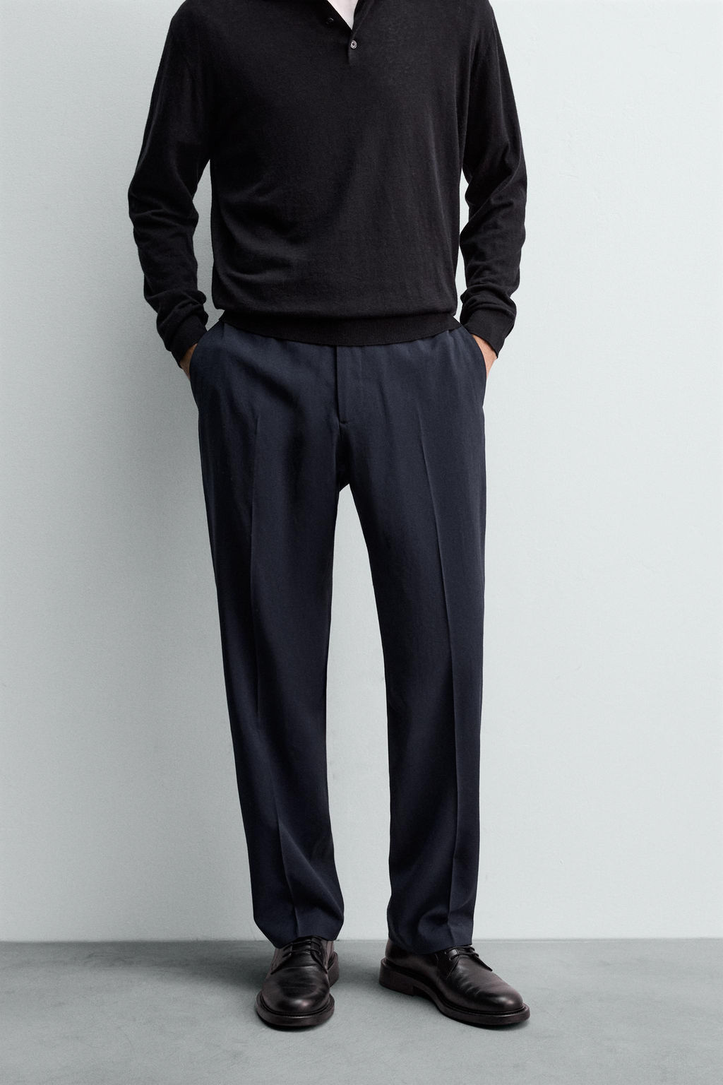 100% WOOL SUIT TROUSERS - Zara фото 2