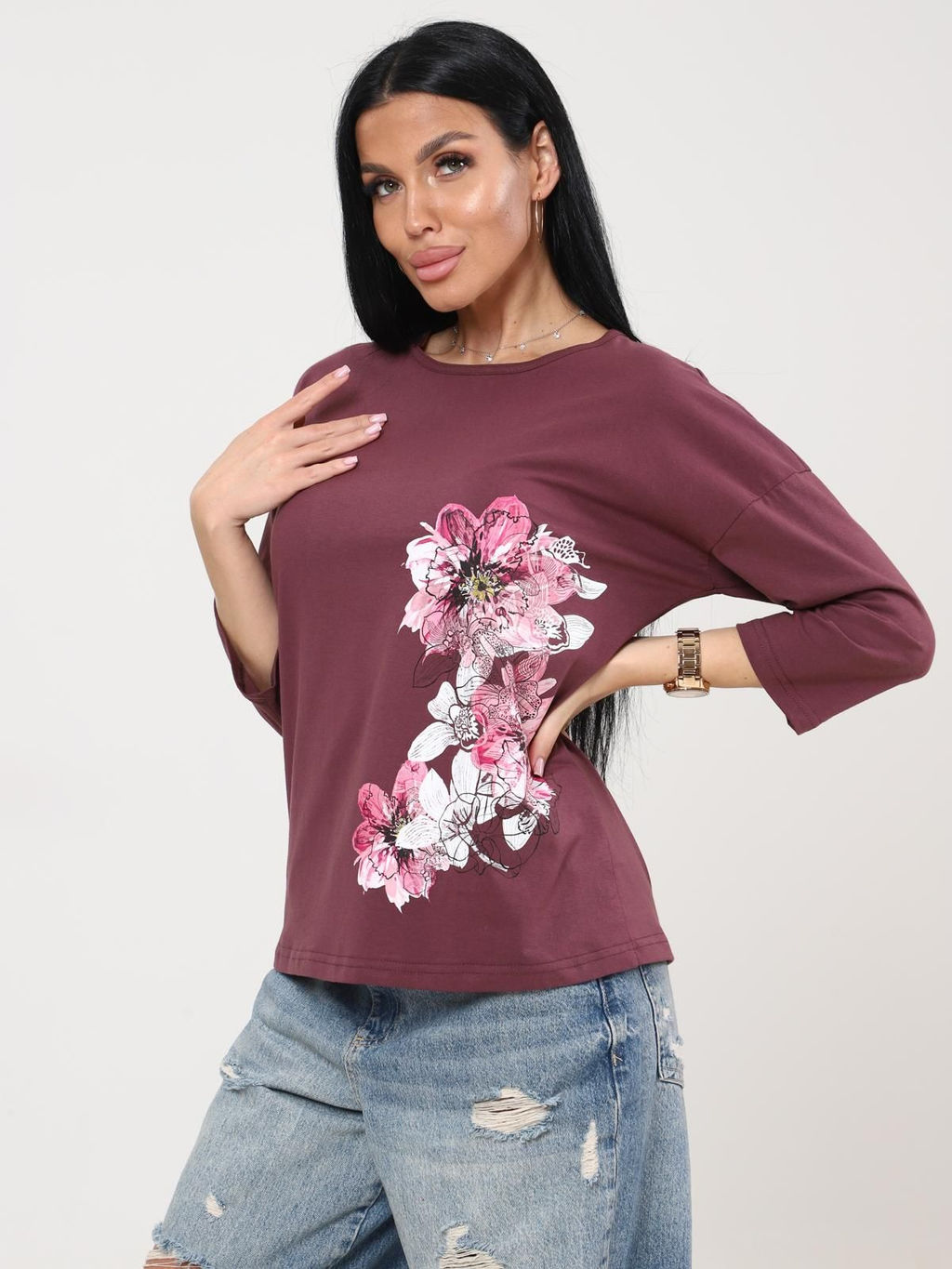 IV-CAPRIZ Мимулус - футболка лиловый