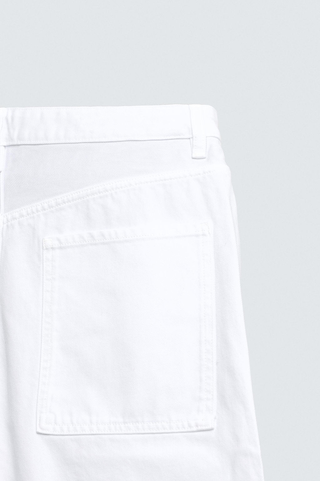 JEANS TAPERED WIDE FIT / Blanco - Zara фото 10