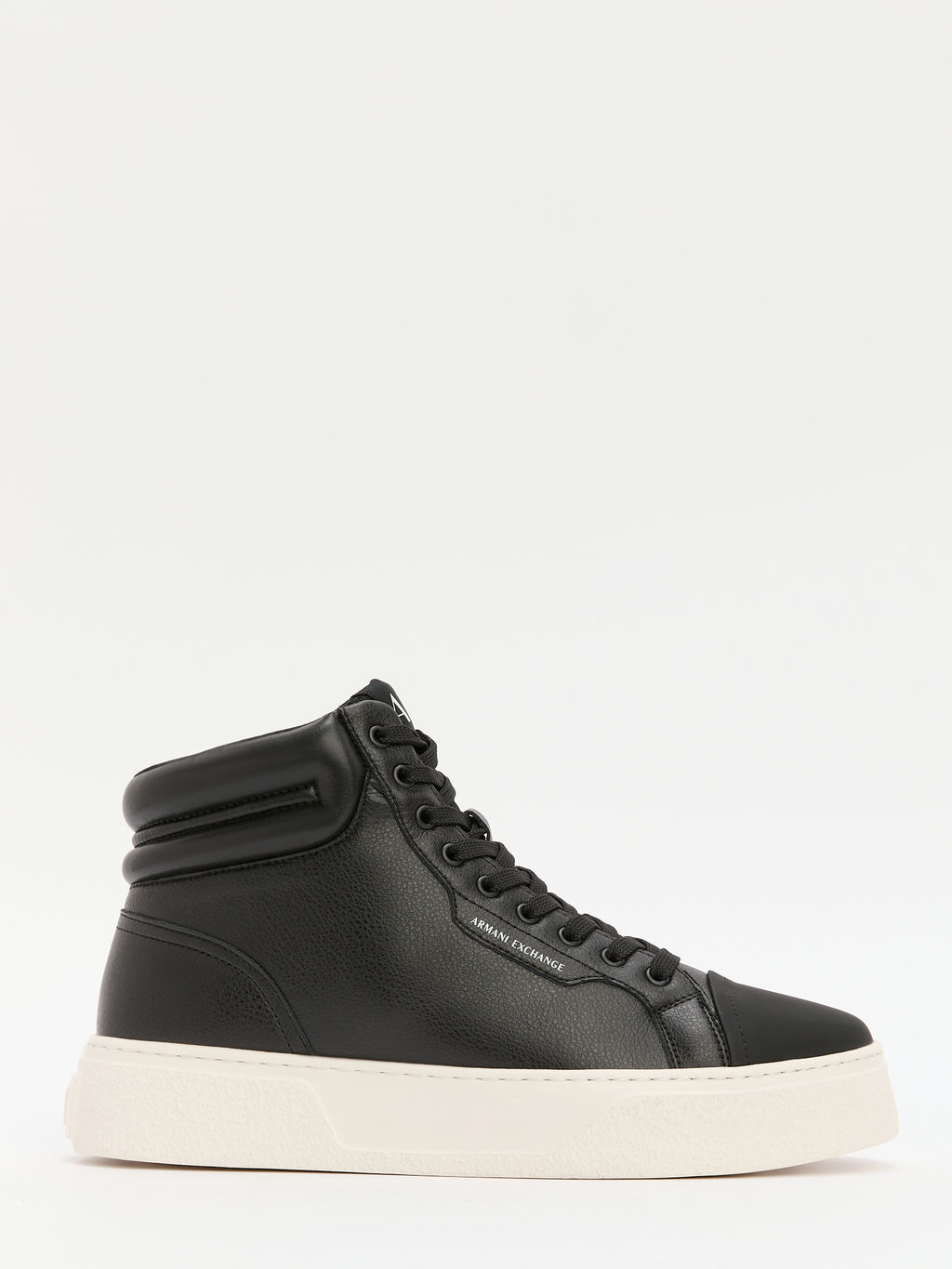 Мужские высокие кеды ARMANI EXCHANGE Артикул 4079355, черный  фото 3