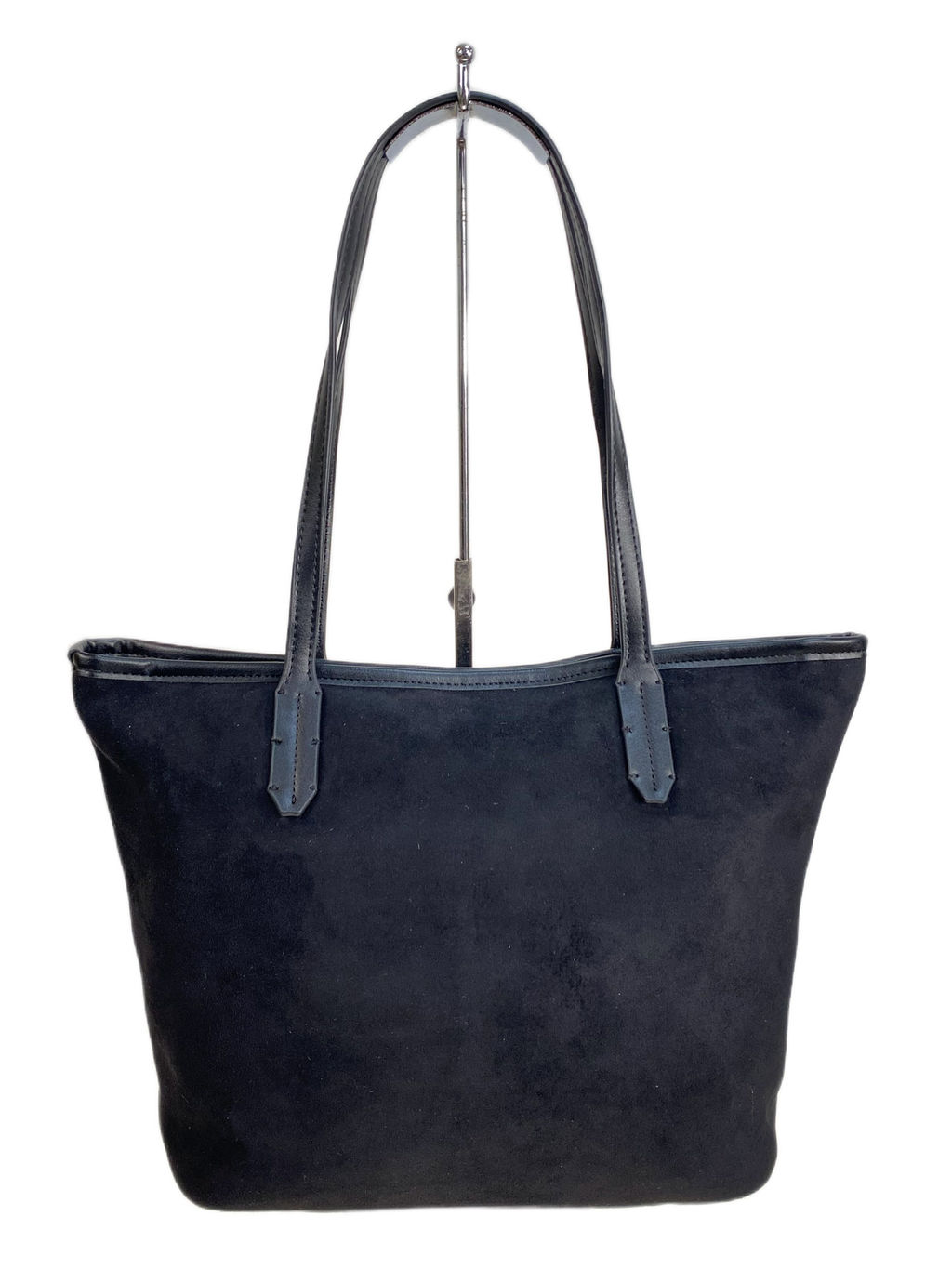 Женская сумка из искусственной замши, цвет черный - Greta фото 2