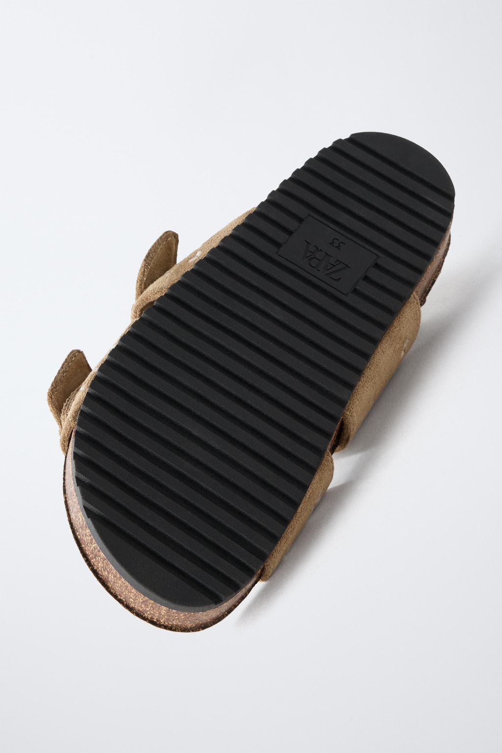 SANDALIA BORDADA DOBLE TIRA / Marr?n - Zara фото 7