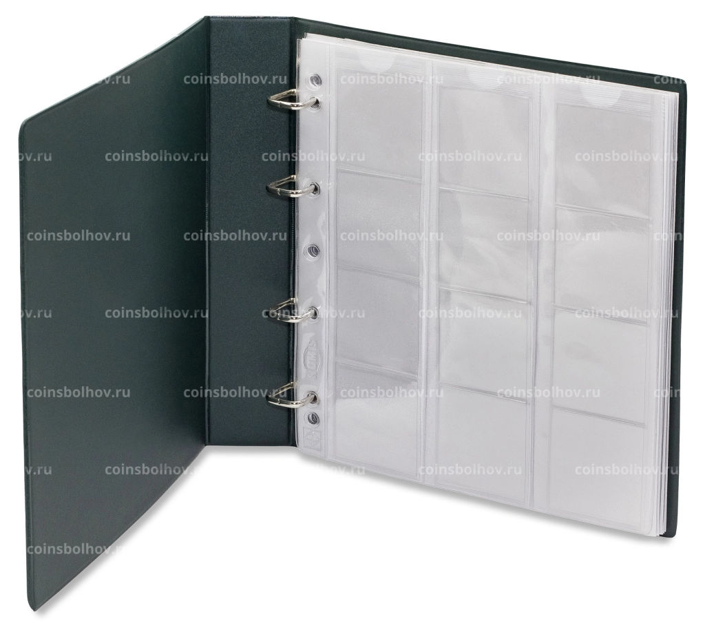 Альбом для монет с 5 листами формат Numis Зеленый LEUCHTTURM 300115