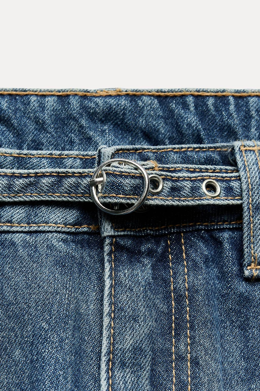 MID-RISE TAILORED BALLOON JEANS - Zara фото 10