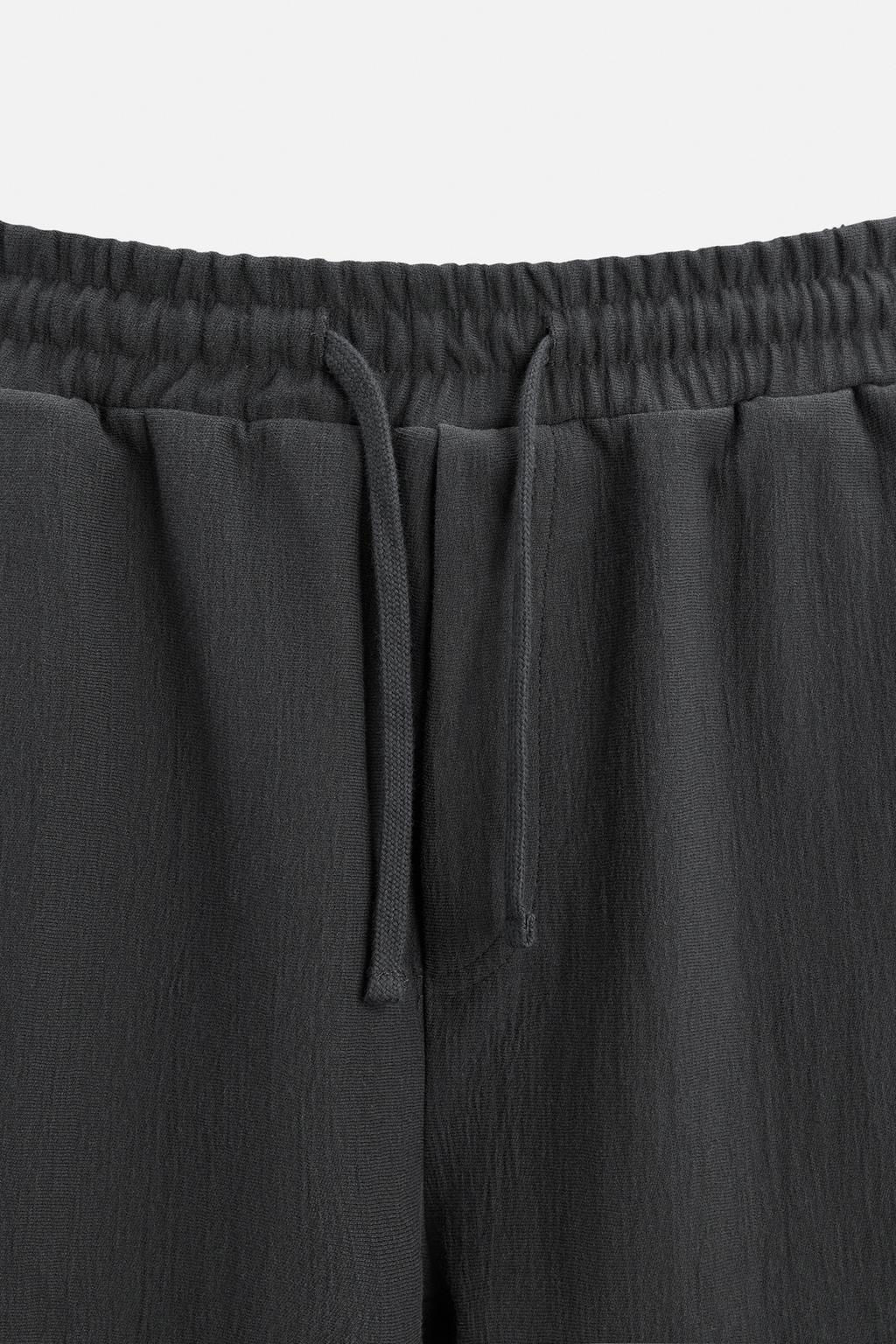 TEXTURED JOGGER BERMUDA SHORTS - Zara фото 33