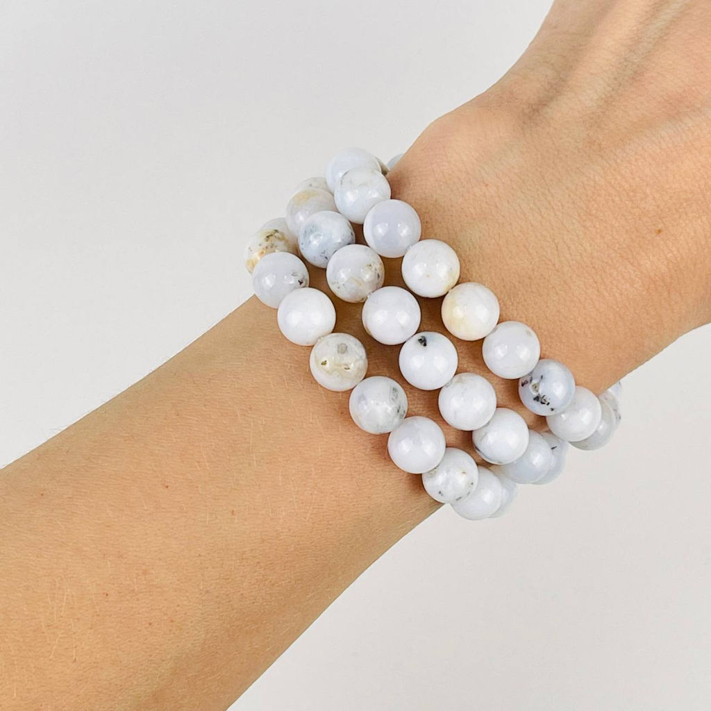 Бусины для украшений из Кахолонга (46 бусин) 39 см