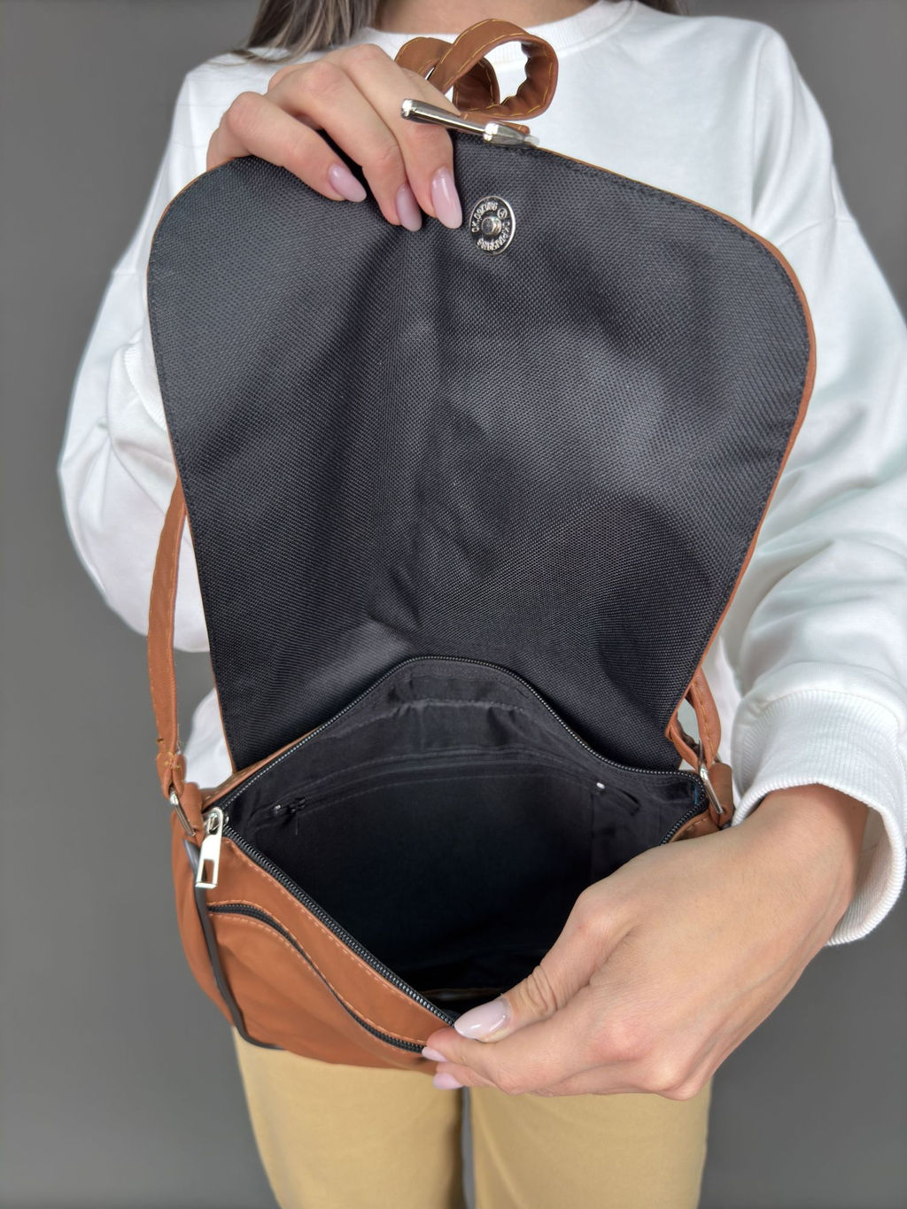 Сумка женская из телячьей кожи