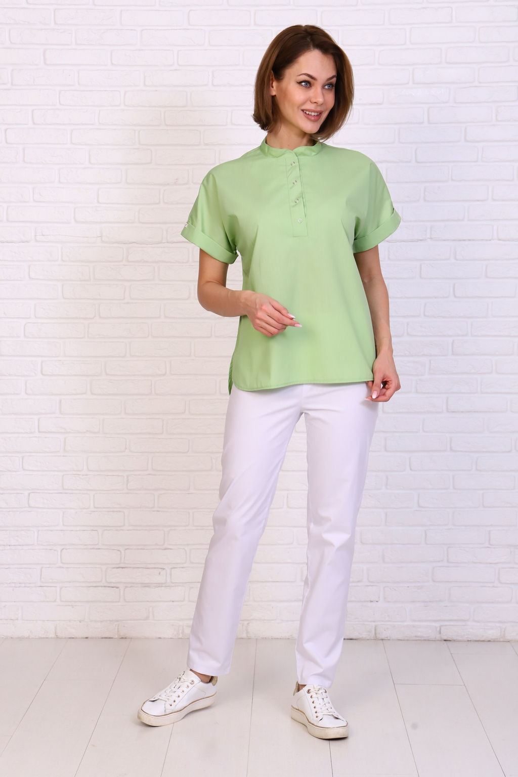 Куртка женская 189 ТС. Цвет: фисташковый - Стильб фото 2