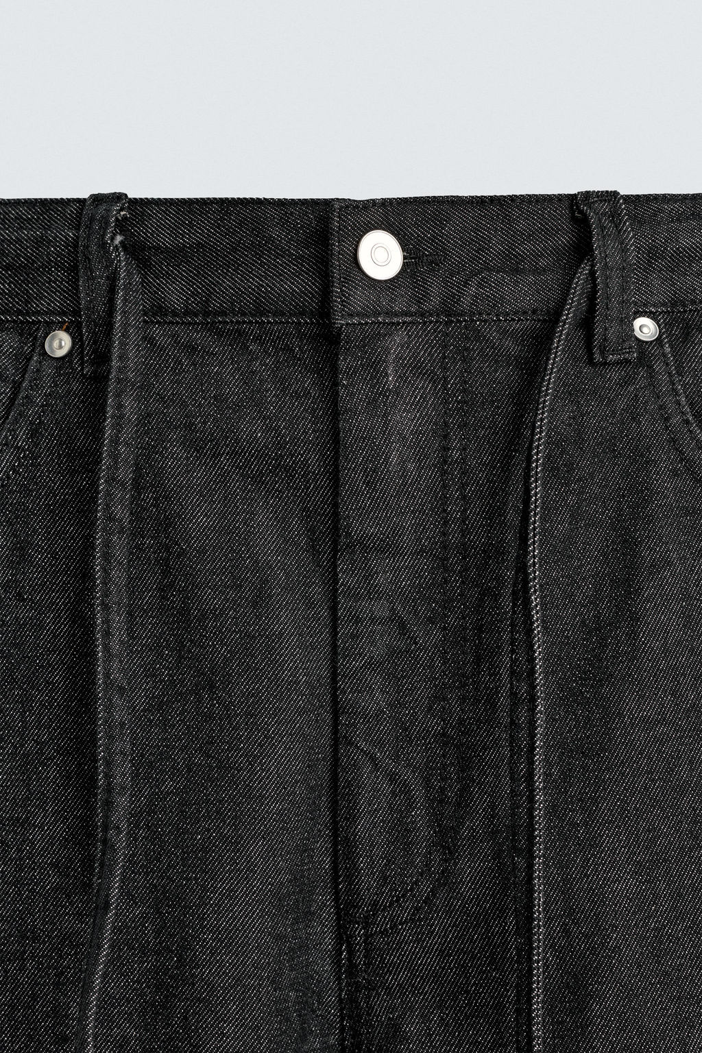 JEANS RELAXED FLARE FIT / Negro - Zara фото 10
