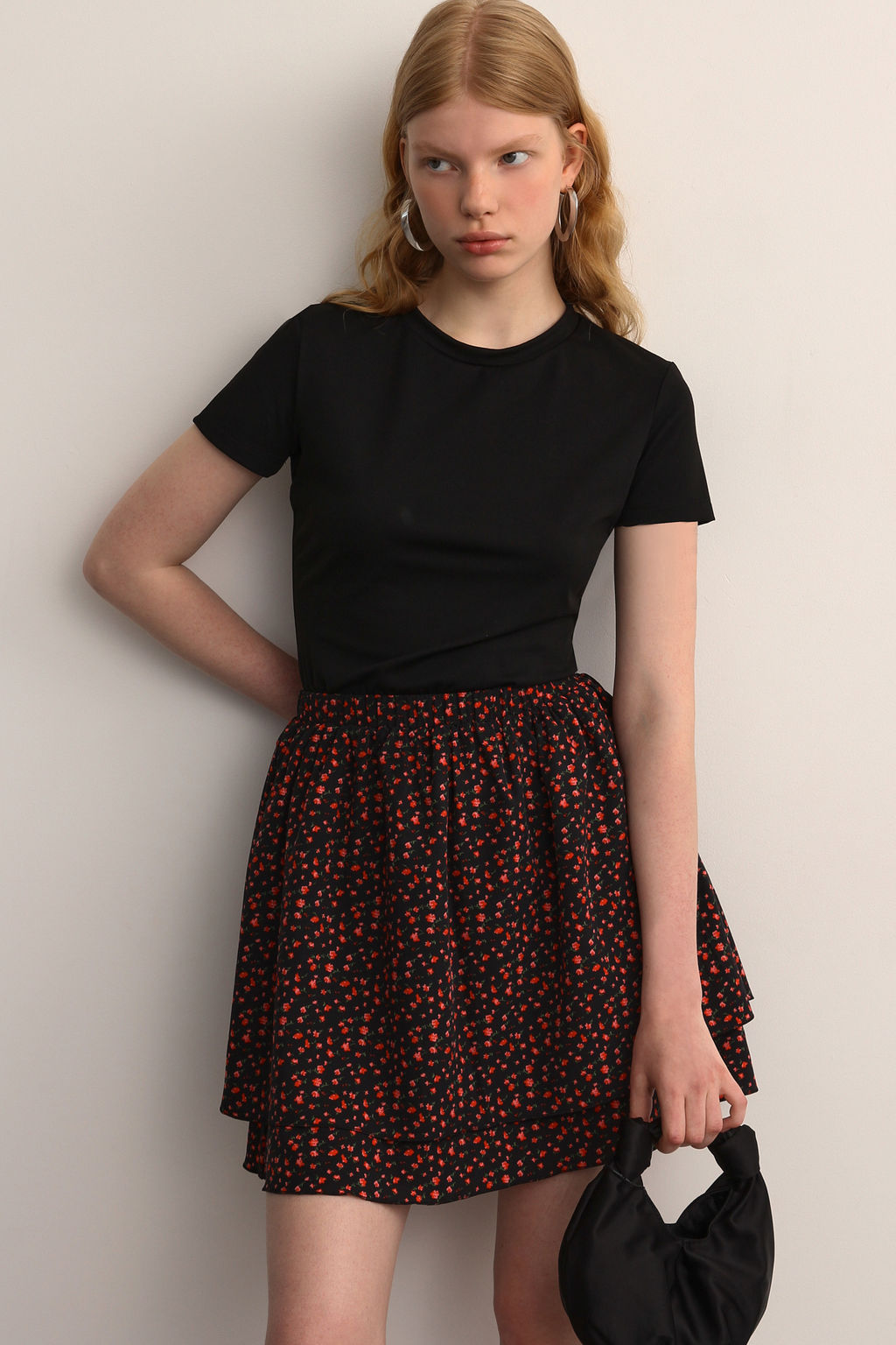 Юбка мини с цветочным принтом - Mollis фото 2