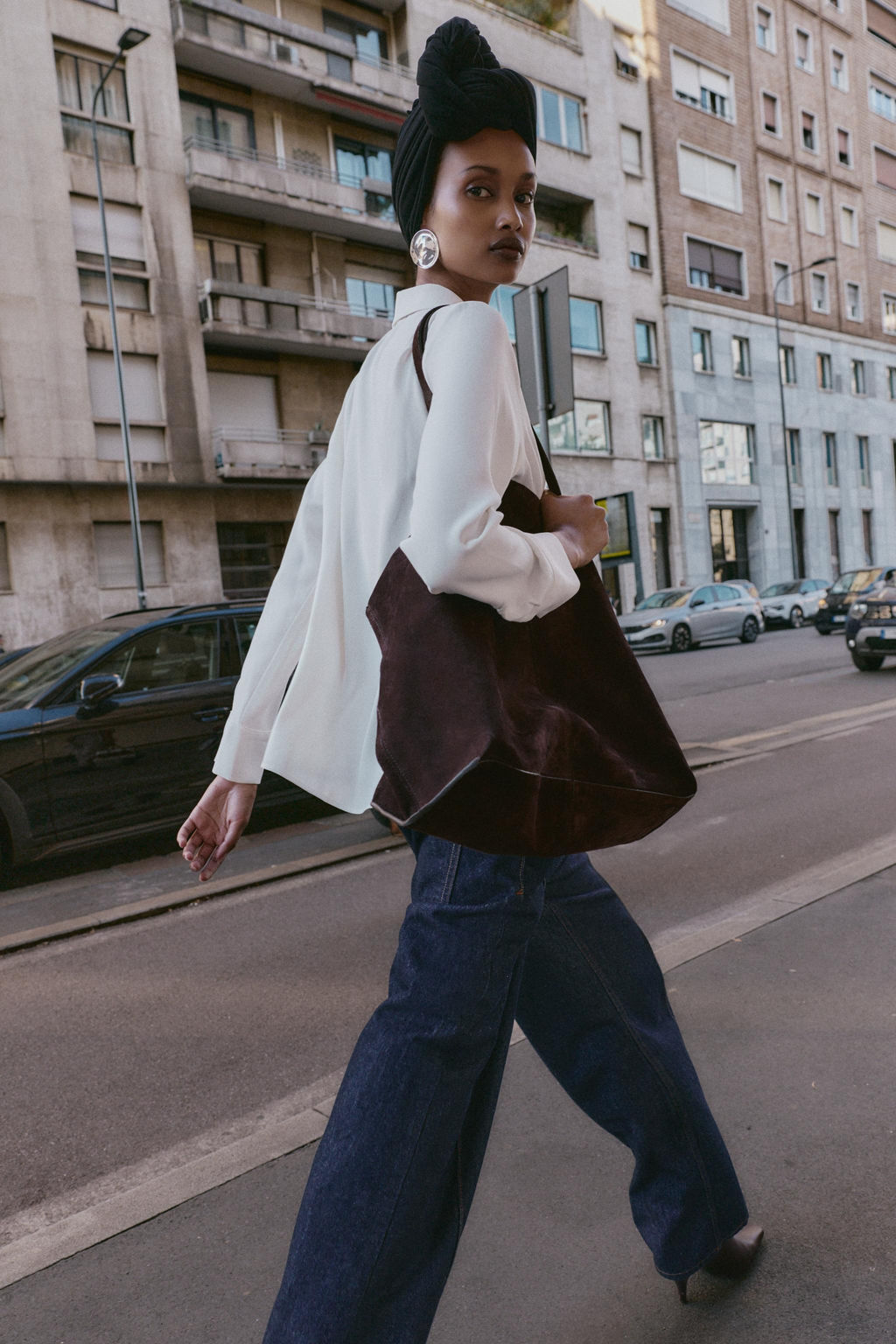 CREPE SHIRT WITH RUFFLE - Zara фото 3