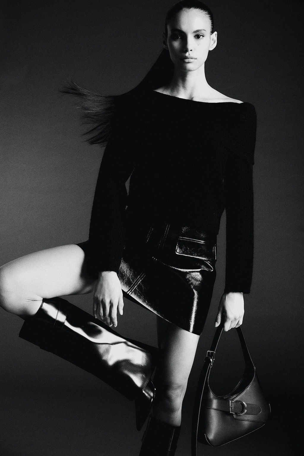 Jersey off-the-shoulder - H&m фото 2