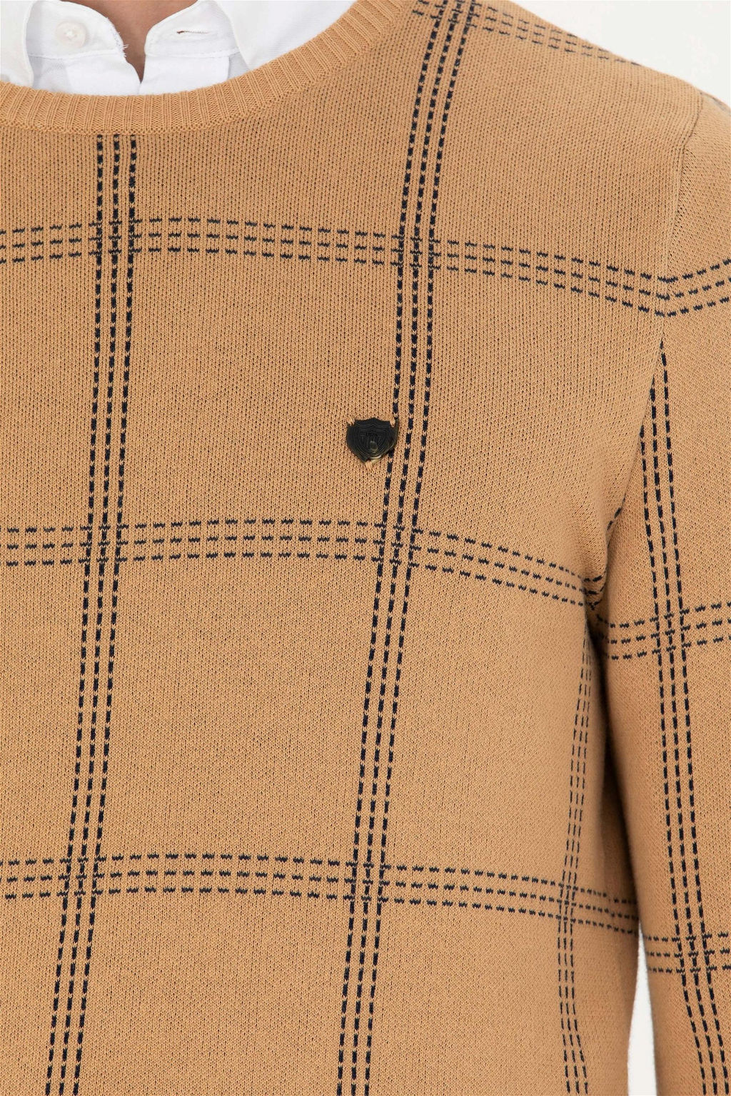 U. S. Polo Assn Мужской песочный свитер - U.s. polo assn фото 7