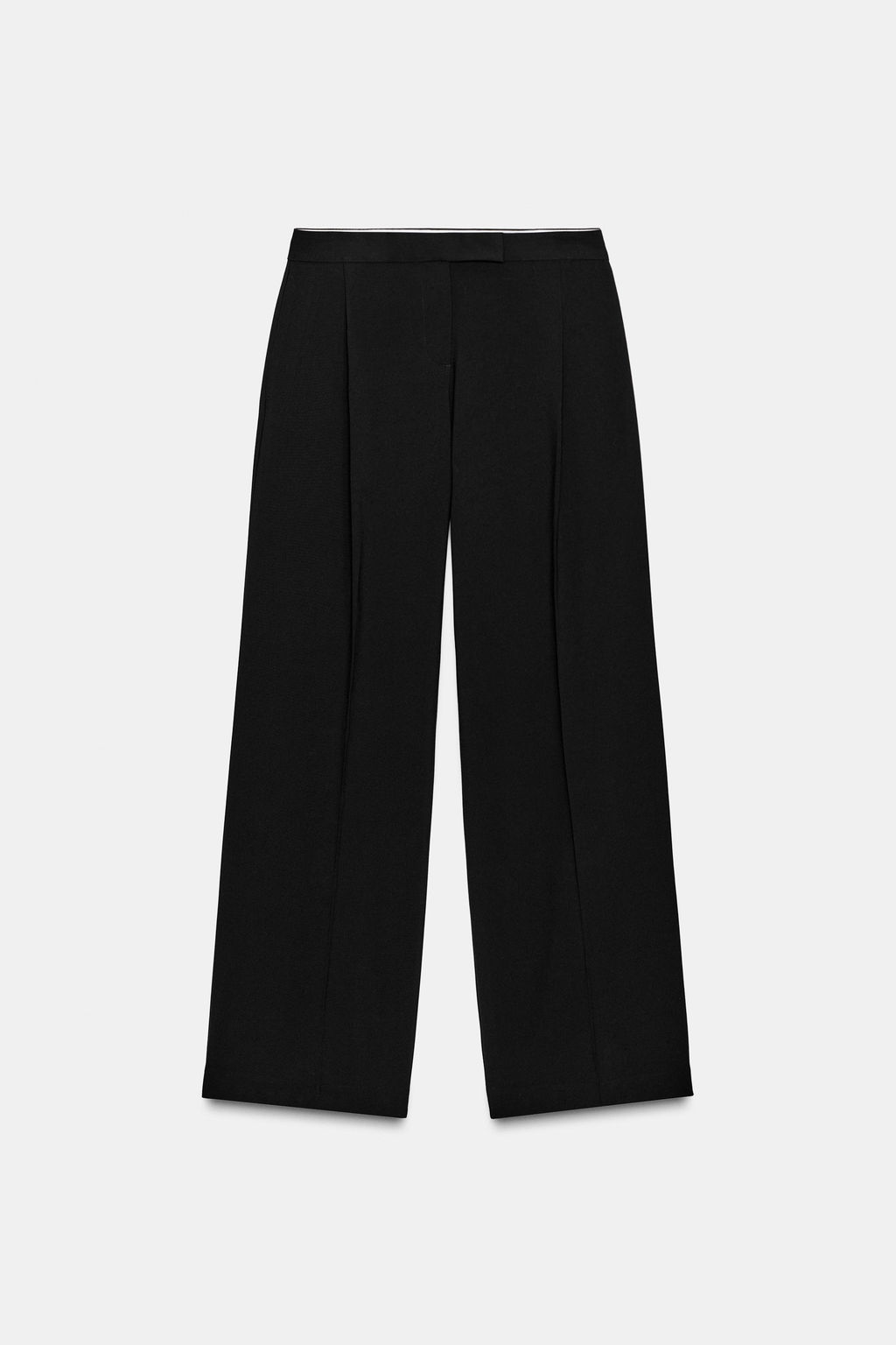 PANTAL?N ANCHO TIRO ALTO / Negro - Zara фото 7