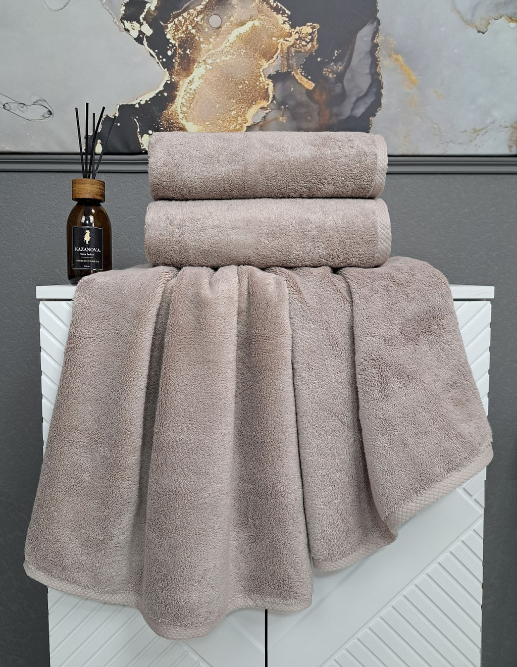 К-т полотенец Lavinia (пыльная роза) 70х140см(1),50х90см(1)