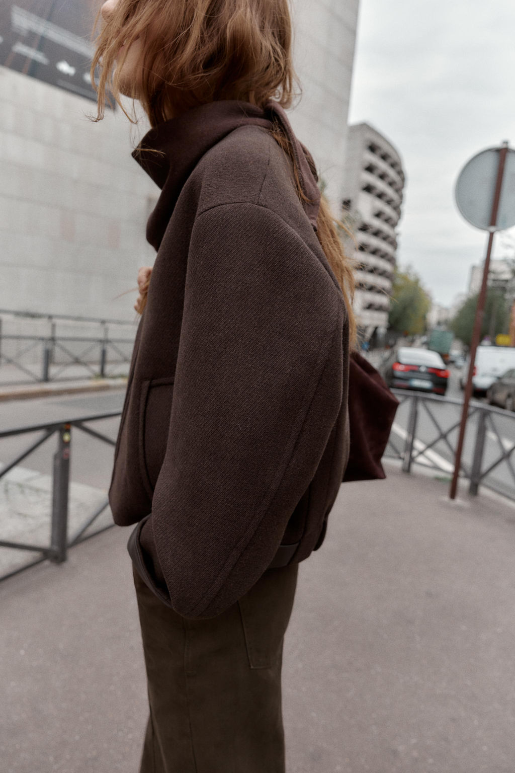 SOFT JACKET WITH LEATHER EFFECT TRIMS - Zara фото 4