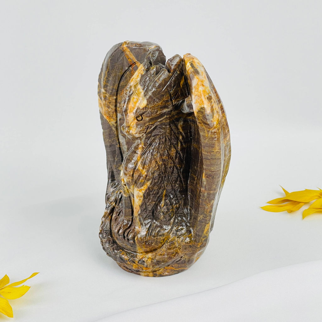 Статуэтка Дракон из Яшмы - Радуга самоцветов фото 2