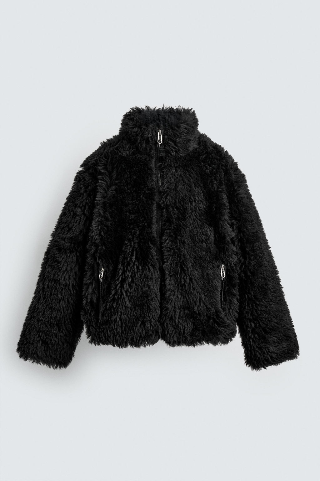 FAUX FUR BOMBER JACKET HARRY LAMBERT FOR ZARA X DISNEY