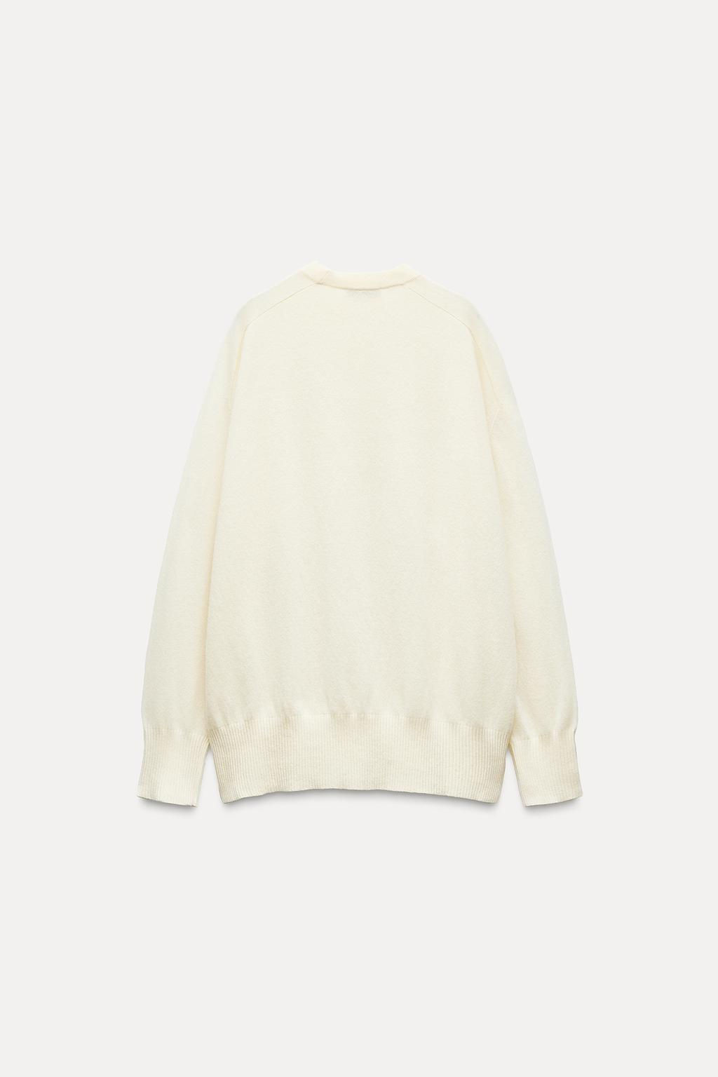 BASIC 100% WOOL SWEATER - Zara фото 8