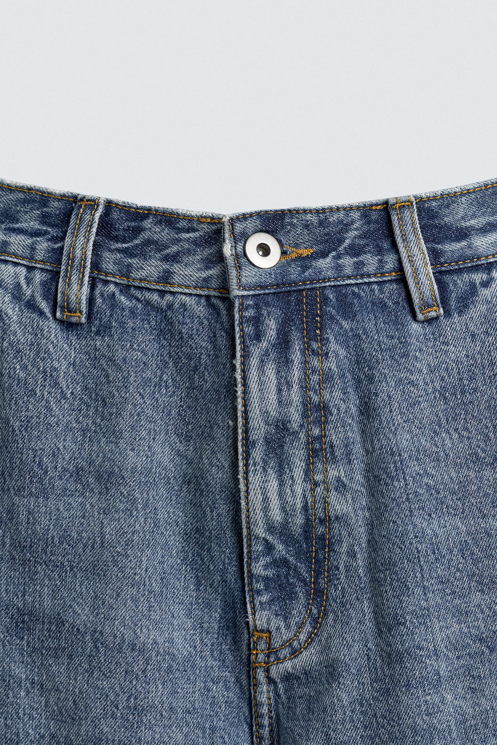JEANS BOLSILLO CARPINTERO RELAXED FIT / Azul - Zara фото 10