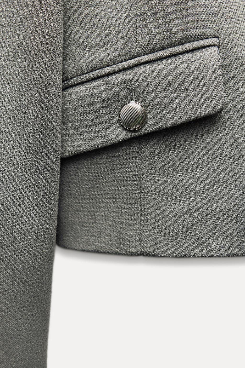 METAL BUTTON BLAZER - Zara фото 6