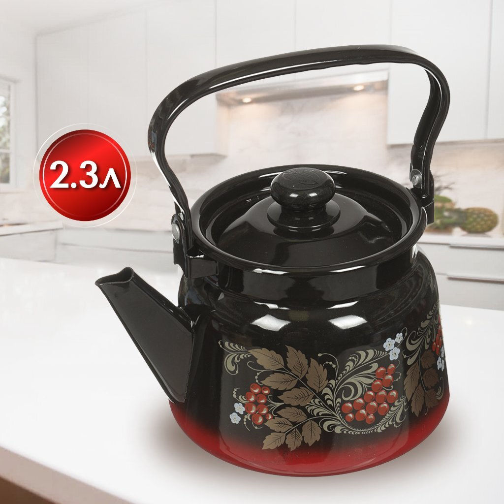 ЭМ_Чайник 2,3 л в ассорт ДЕКОР арт С2714/38, 2714.8 СибТ/ОБКЛ