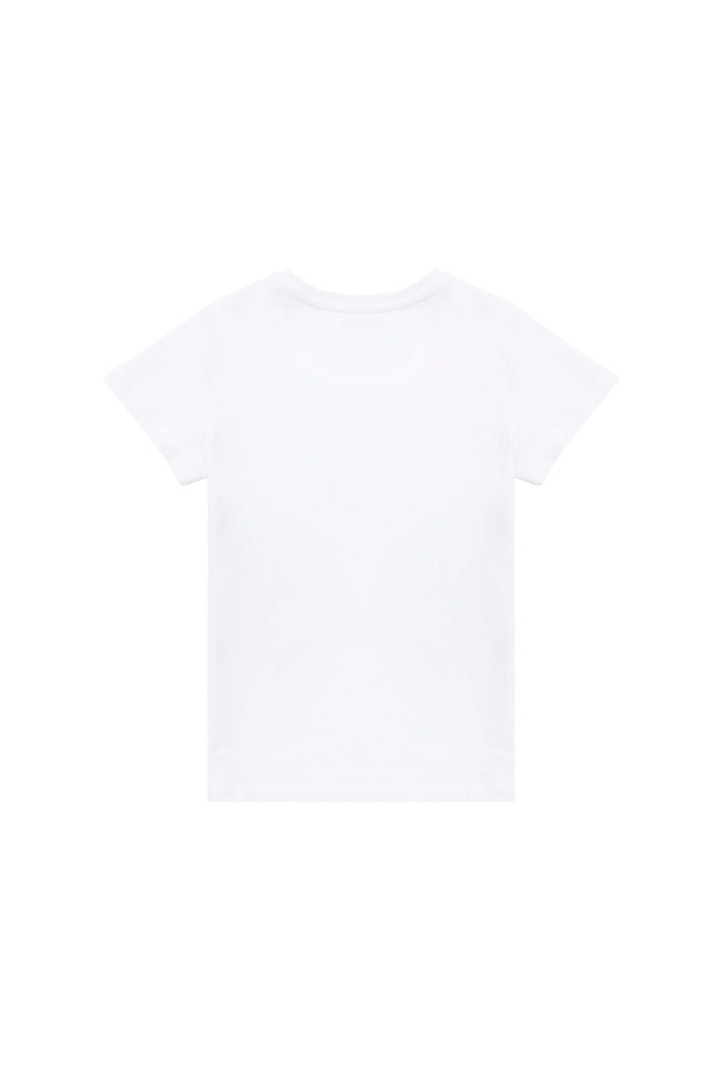 Белая футболка с круглым вырезом для мальчиков - U.s. polo assn фото 5