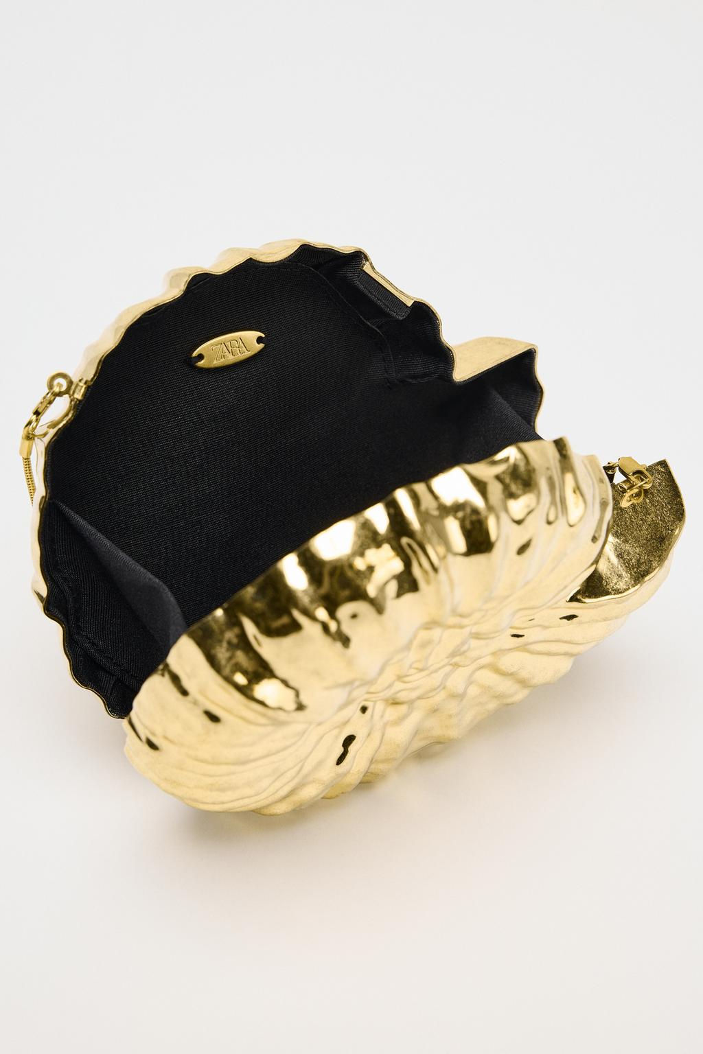 METALLIC SHELL MINAUDIERE - Zara фото 6