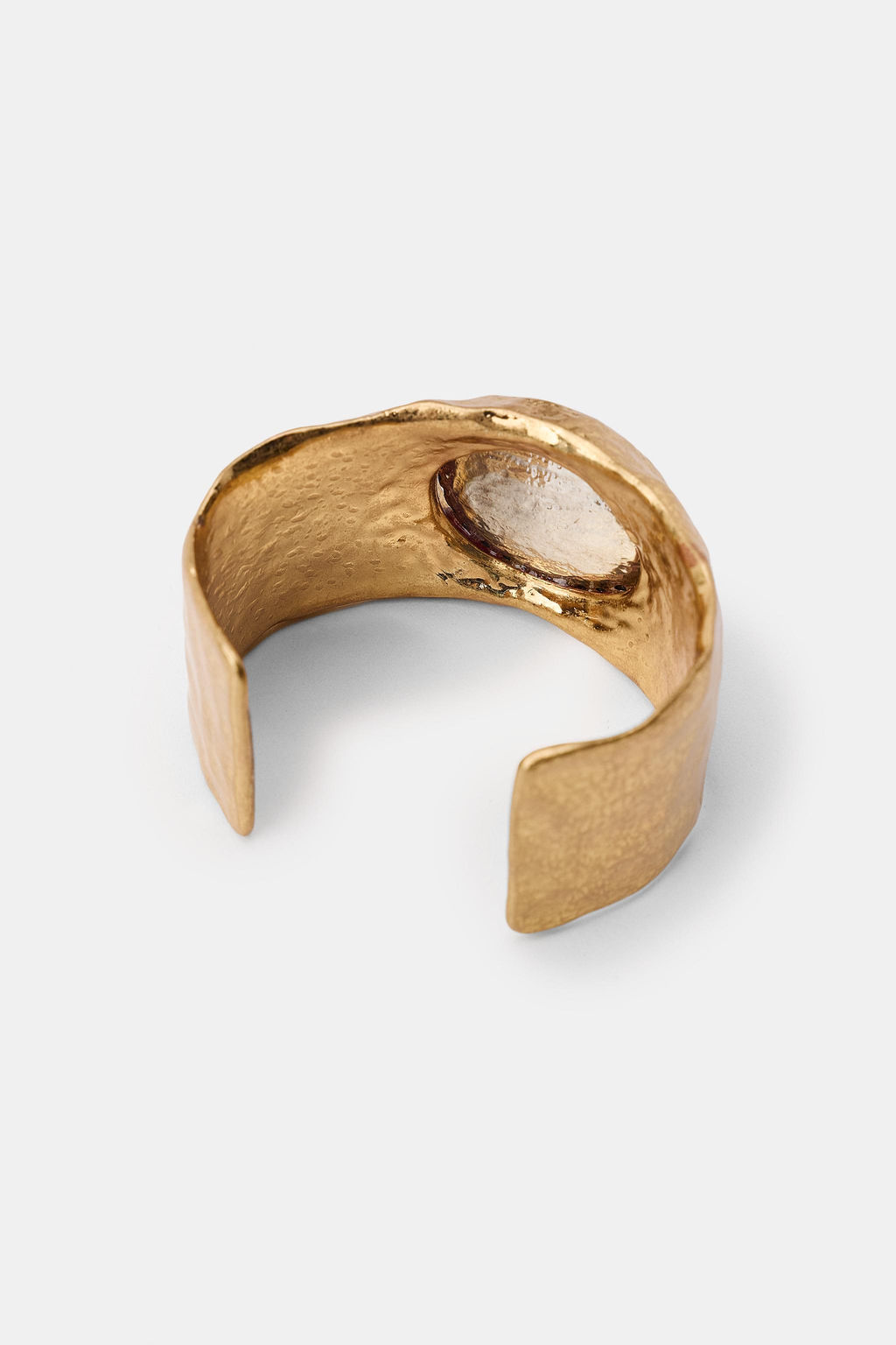 PULSERA MET?LICA LABRADA BRILLOS / Dorado - Zara фото 5