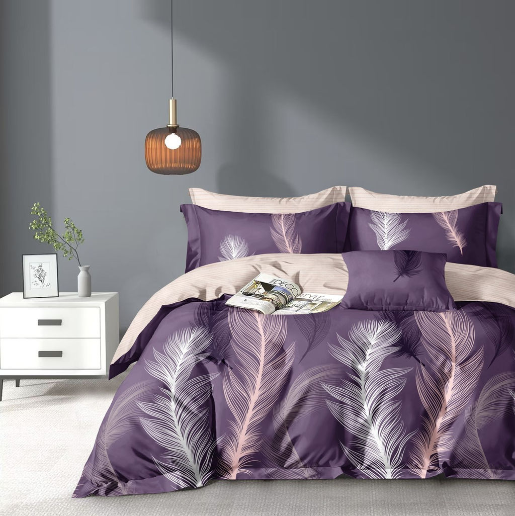 CA-7-720 КПБ Дуэт Сатин печатный + нав-ки ( 70х70х2шт+ 50х70х2шт ) "АльВиТек"