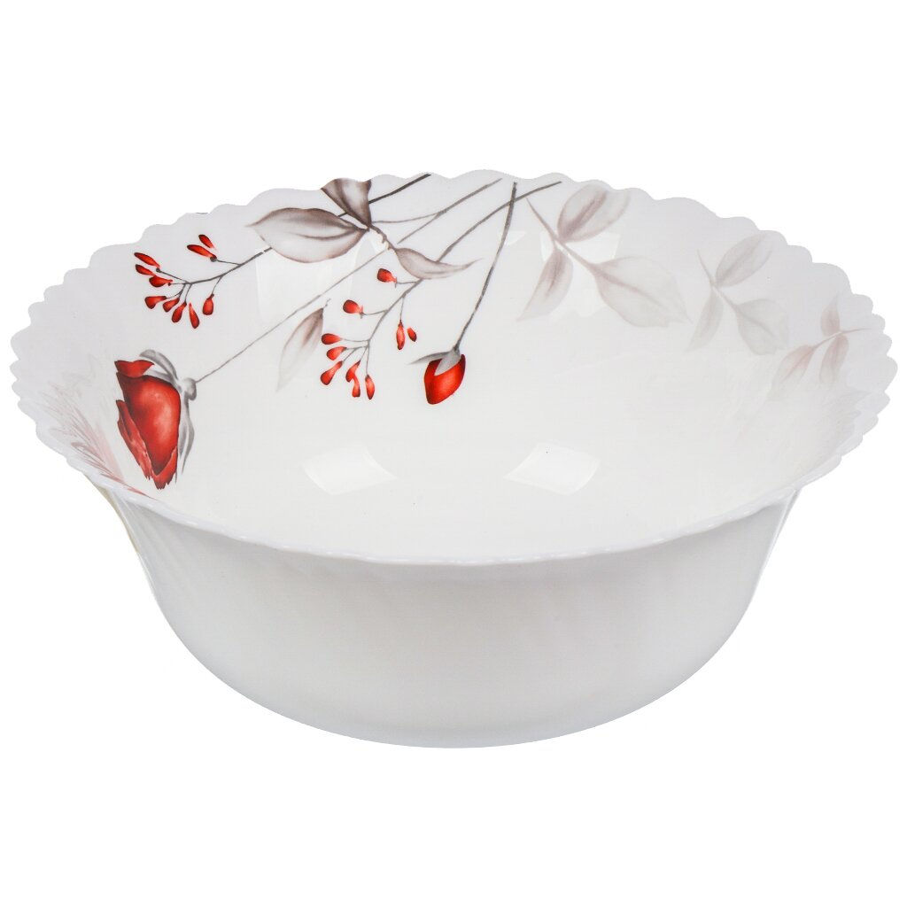 Вероника, Салатник стеклокерамика, круглый, 23 см, 2 л, Daniks, LHW90/220303 (448949)  фото 2