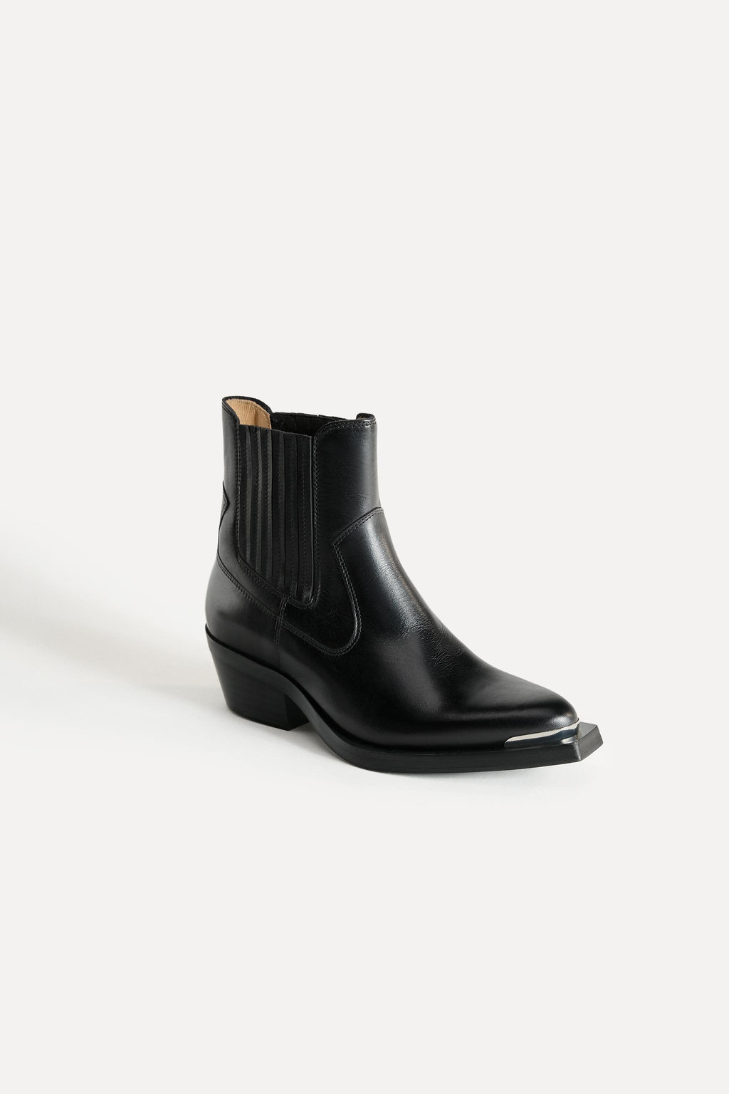 ANKLE BOOTS WITH LEATHER TOECAP 50TH ANNIVERSARY - Zara фото 4